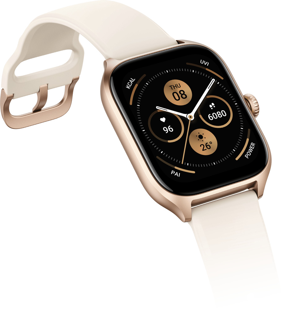 Chytré hodinky Amazfit GTS 4 - Misty White