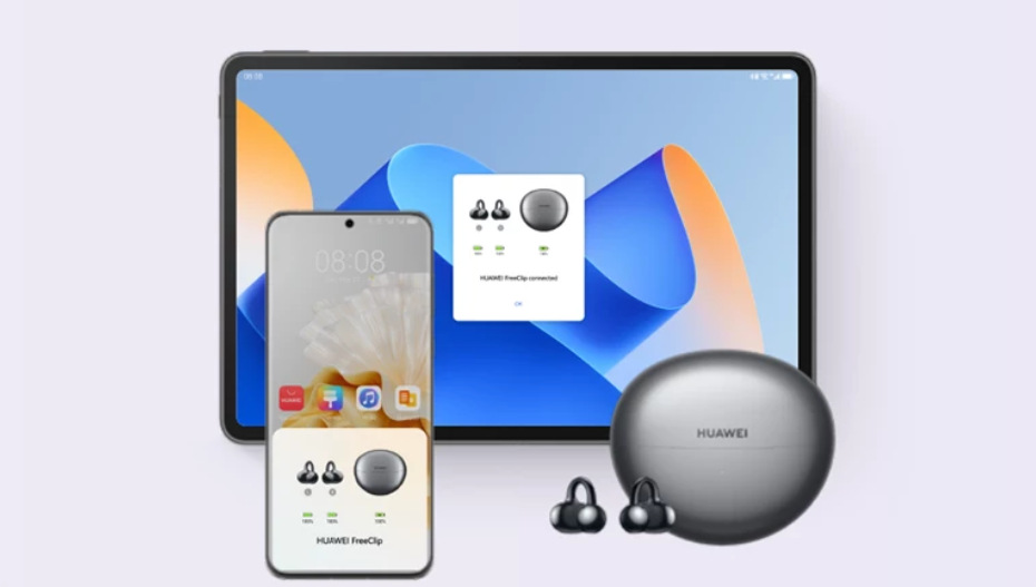 Sluchátka Huawei FreeClip černá Sluchátka Huawei FreeClip - černá