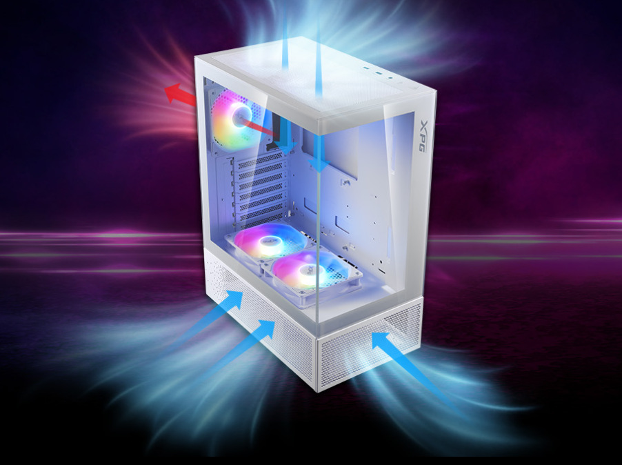 Case ADATA XPG INVADER X MINI bílá Case ADATA XPG INVADER X MINI bílá