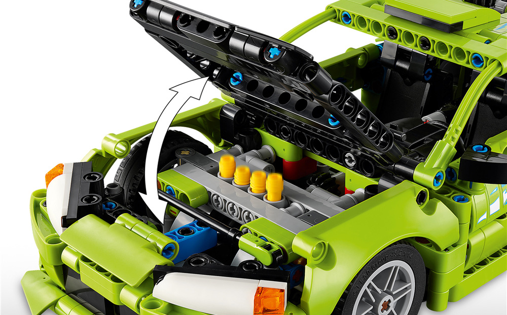 Stavebnice LEGO® Technic 42229 Auto Fast and Furious Mitsubishi Eclipse Řízení pomocí knoflíku umožňuje teenagerům vyrazit na vlastní závodní dráhu a vymýšlet filmová dobrodružství.
