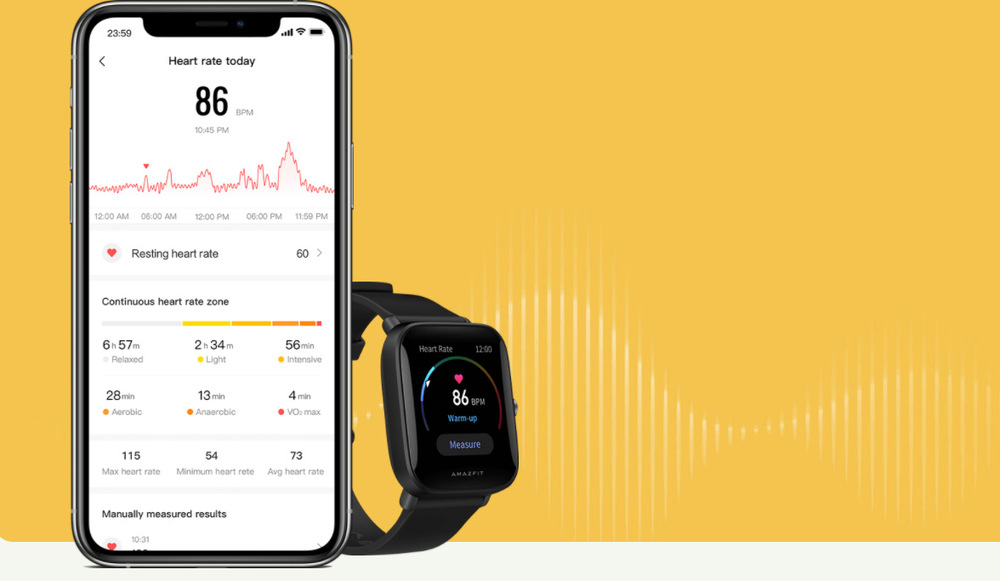 Chytré hodinky Amazfit Bip U zelený