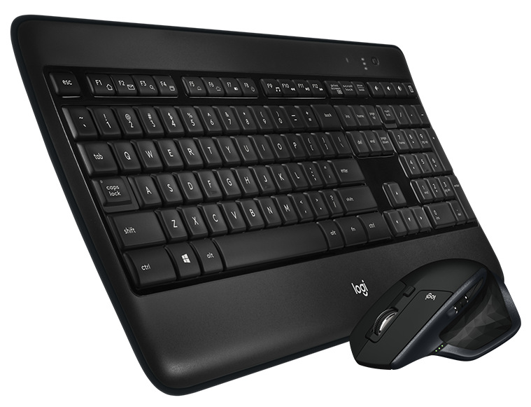 Klávesnice s myší Logitech Wireless Combo MX900 Performance, UK černá