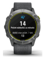Chytré hodinky Garmin Enduro - Silver / Gray Nylon Band Chytré hodinky Garmin Enduro - Silver / Gray Nylon Band