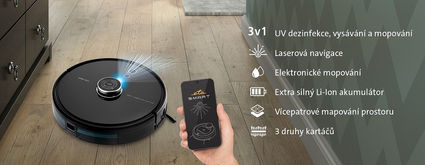 Robotický vysavač ETA Master 5229 90000