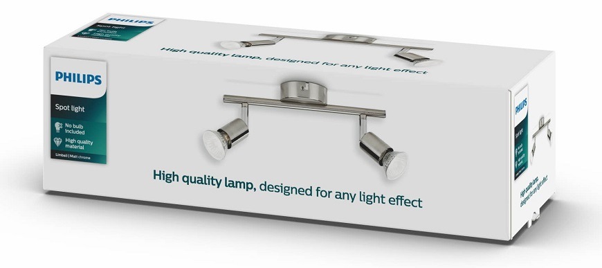 Bodové svítidlo Philips Limbali, 2xGU10 chrom philips_limbali