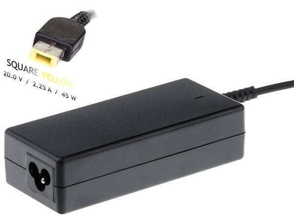 Napájecí adaptér Akyga pro notebook 20V/2.25A/45W Slim Tip pro Lenovo