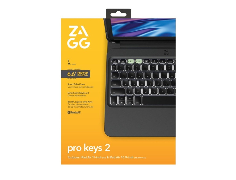 Pouzdro na tablet s klávesnicí ZAGG Keys 2 na Apple iPad Pro 11 CZ/SK černé Pouzdro na tablet s klávesnicí ZAGG Keys 2 na Apple iPad Pro 11 CZ/SK černé