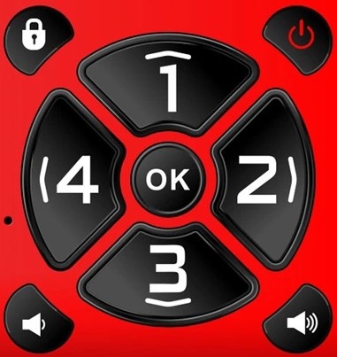 Mobilní telefon Evolveo EasyPhone ID červený