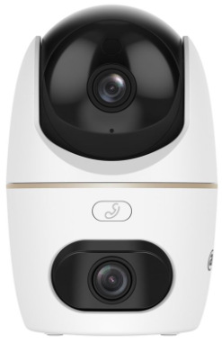 IP kamera Dahua H3D-3F, vnitřní, Wi-Fi, 3 + 3 Mpix, objektiv 3,6mm, IR až 30m - bílá