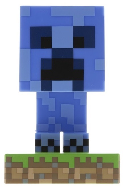 Dekorativní LED Paladone Icon Light Minecraft - Creeper modré