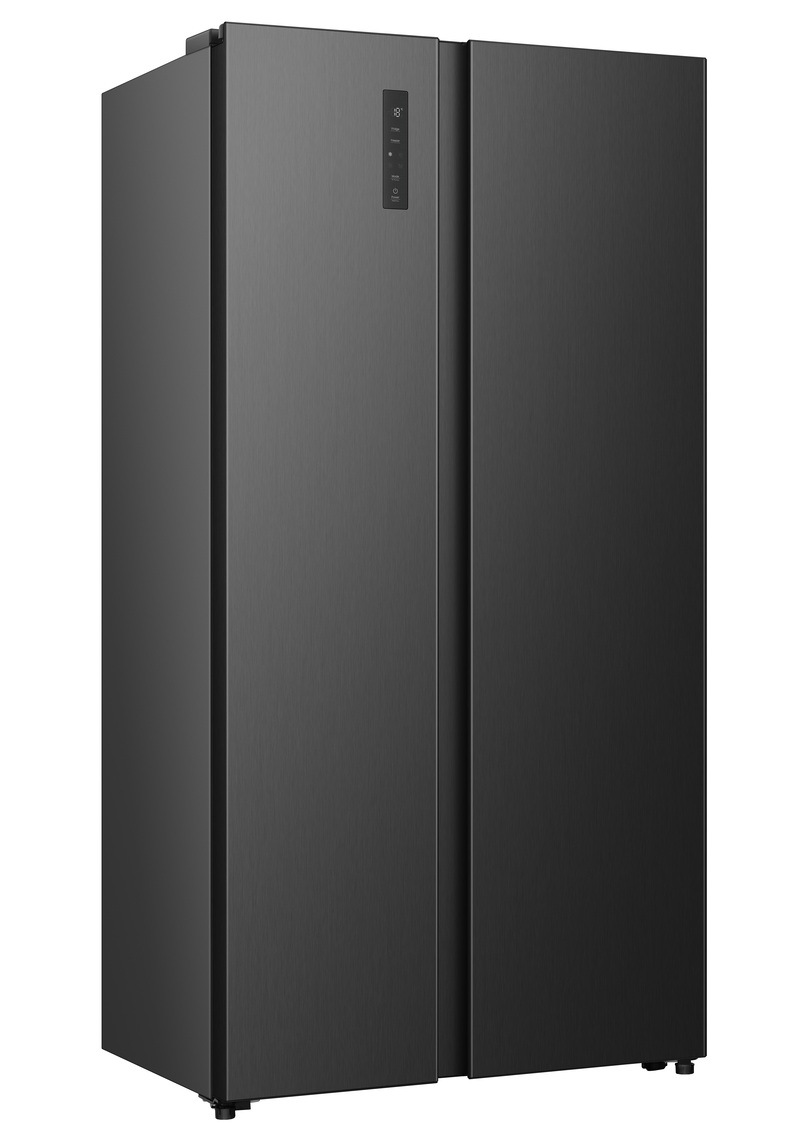 Americká lednice Hisense RS3P558NEFC černá Americká chladnička Hisense RS3P558NEFC má zavřená dvířka.