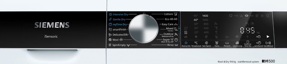 Pračka se sušičkou Siemens iQ500 WN44G200EU smartFinish bílá