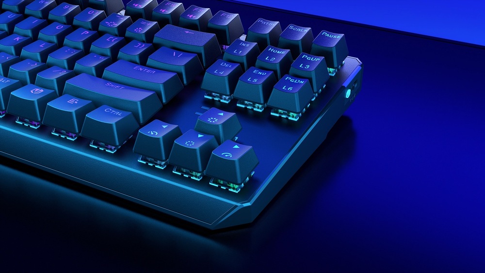 Klávesnice ENDORFY Thock TKL Wireless Brown, CZ/SK layout černá