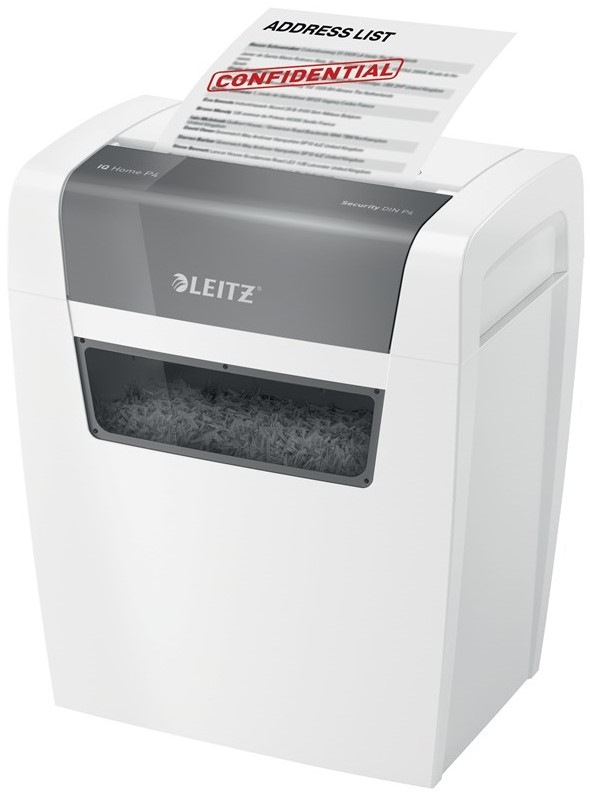 Skartovač Leitz IQ Home P4 bílý