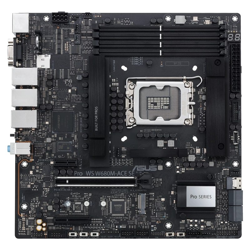 MB Asus Pro WS W680M-ACE SE Intel 1700, mATX
