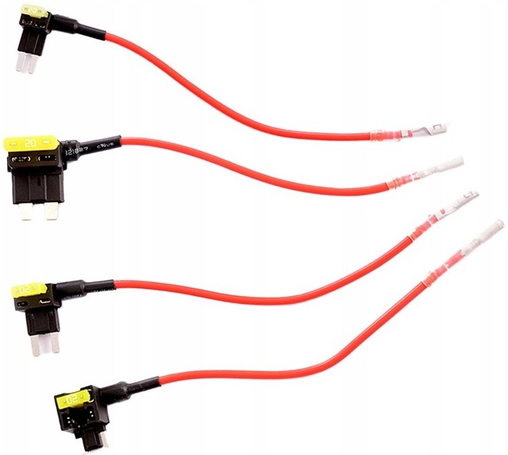Originální kabel 70mai pro 4× pojistkovou skříňku s pojistkami a rozbočovačem MICRO2