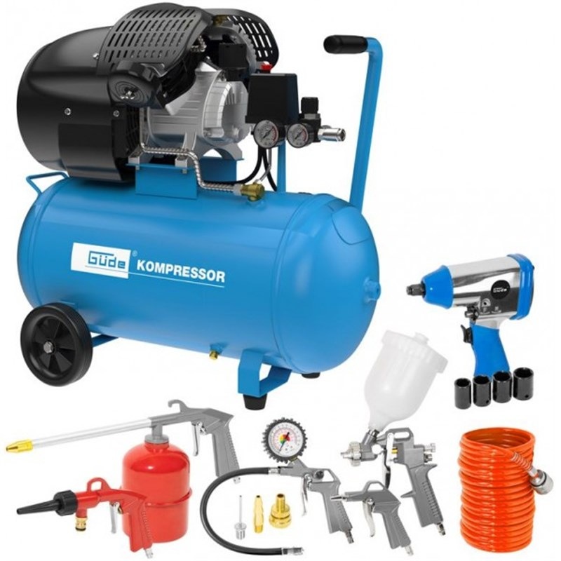 Kompresor Güde 405/10/50 podává výkon 2 200 W