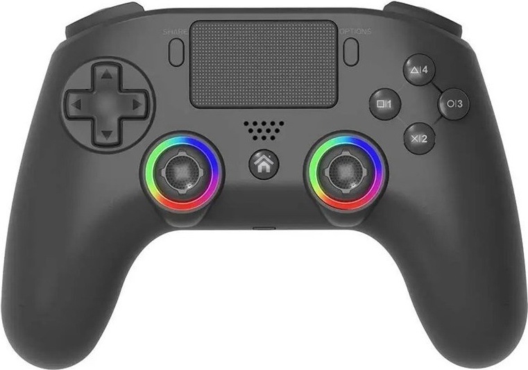 Gamepad SUPERDRIVE Wireless s LED podsvícením pro PS5/PC, černá barva