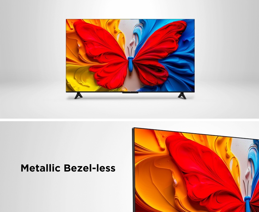 Televize TCL 40S5L Televize TCL 40S5L zaujme elegantním bezrámečkovým designem s kovovým provedením, které zvýrazňuje moderní vzhled a maximalizuje plochu obrazu.