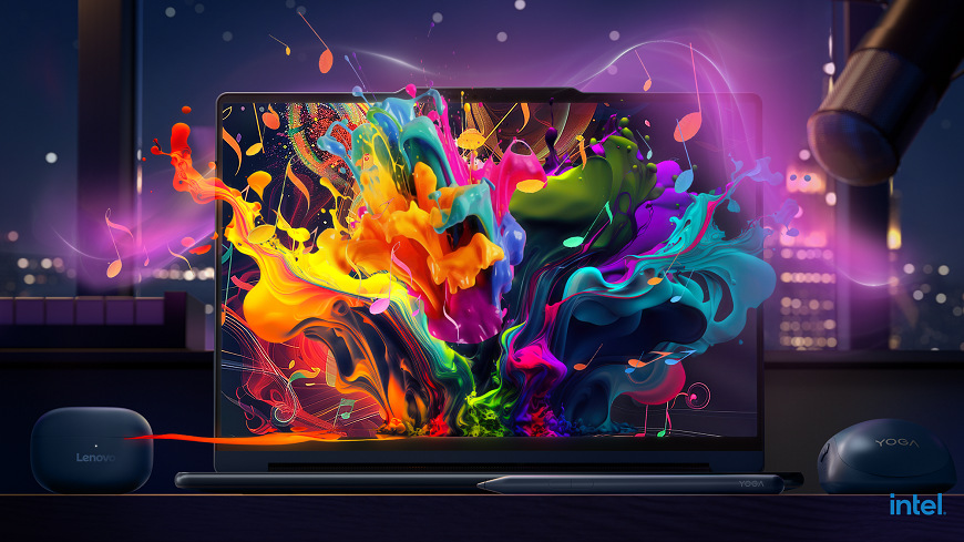 Notebook Lenovo Yoga 9 2-in-1 14IPH11 barevný displej