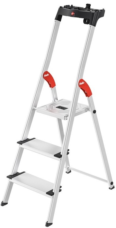 Hliníkové skládací schůdky Hailo L80 ComfortLine s 2+1 stupni