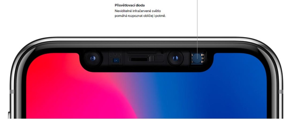 Mobilní telefon Apple iPhone X 256 GB - Silver
