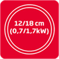 Sklokeramická varná deska Amica DS 6422 B černá