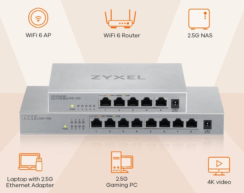 Switch ZyXEL MG-105 Switch ZyXEL MG-105