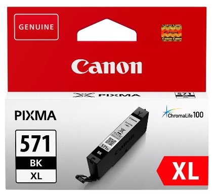 Inkoustová náplň Canon CLI-571XL BK, 810 stran černá