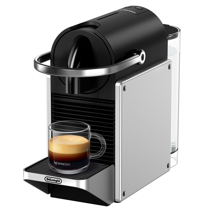 Kapslový kávovar De'Longhi Nespresso Pixie EN127.S stříbrný