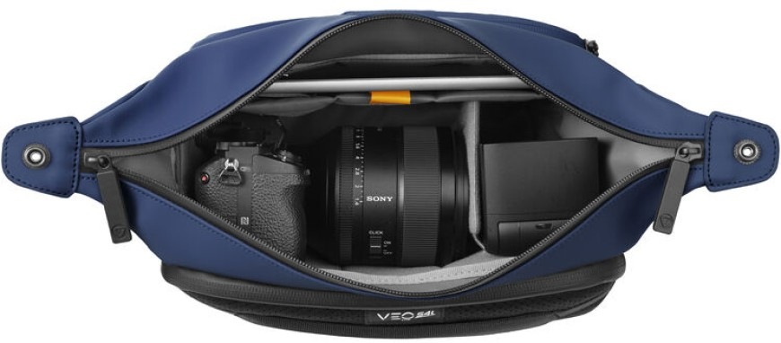 Brašna na foto/video Vanguard VEO Lite S4L modrá Brašna na foto/video Vanguard VEO Lite S4L s uloženým fotografickým vybavením