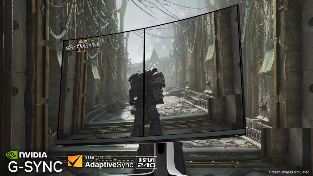 Herní monitor Dell Alienware AW3225QF černý/bílý Dell Alienware AW3225QF