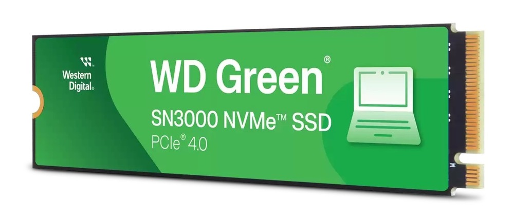 SSD SANDISK WD Green SN3000 1TB, PCIe Gen4 powered by SANDISK SSD SANDISK WD Green SN3000 1TB, PCIe Gen4 powered by SANDISK
