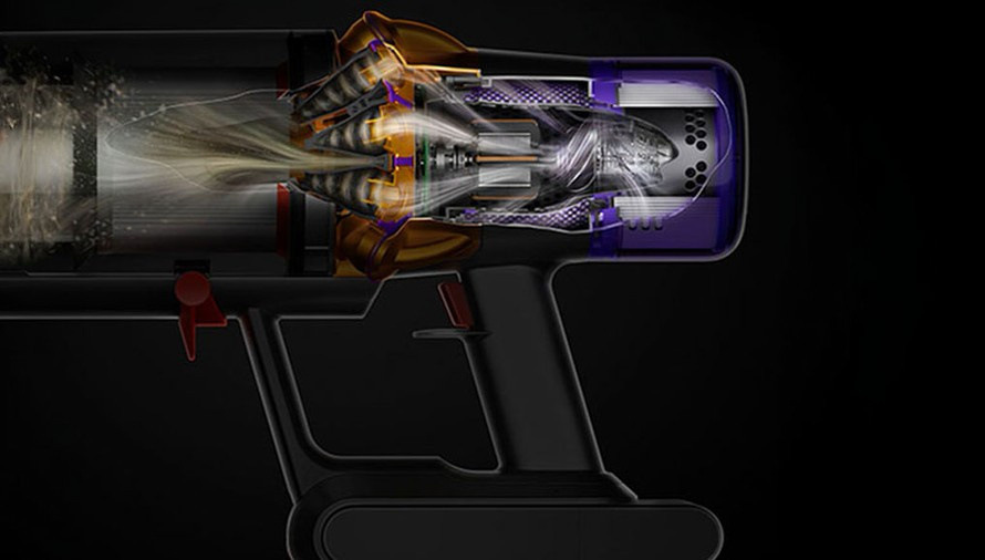 Tyčový vysavač Dyson V12 Detect Slim Absolute 2026 stříbrný Pokročilá HEPA filtrace účinně zachytává nečistoty, díky čemuž bude vzduch v domácnosti čistější.