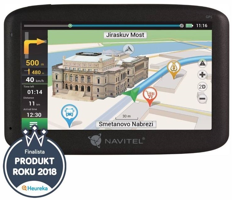 Navigační systém GPS NAVITEL MS400 černá