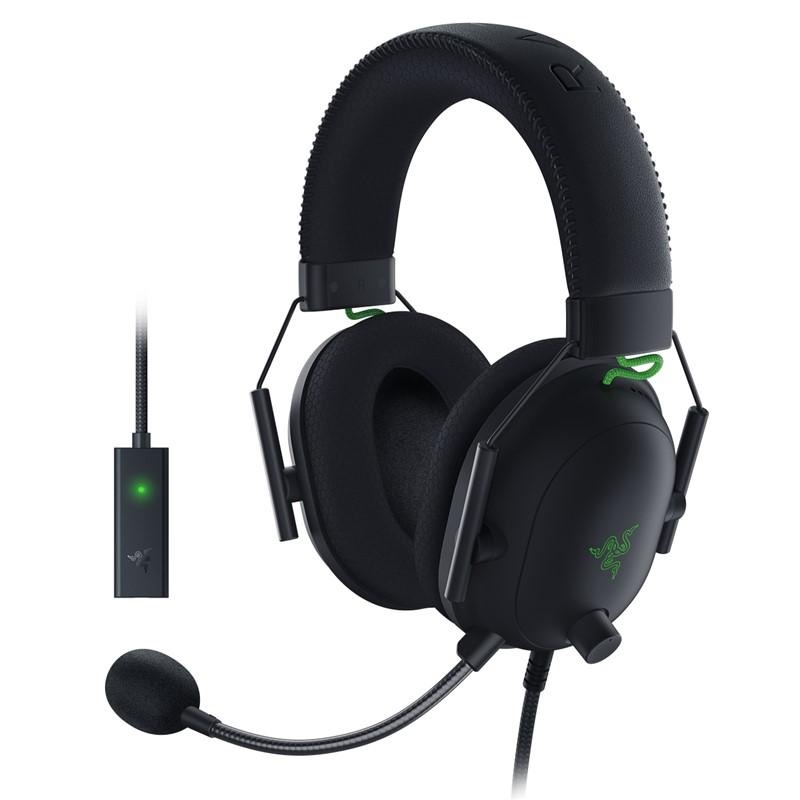 Headset Razer BlackShark V2 + USB Mic Enhancer černý