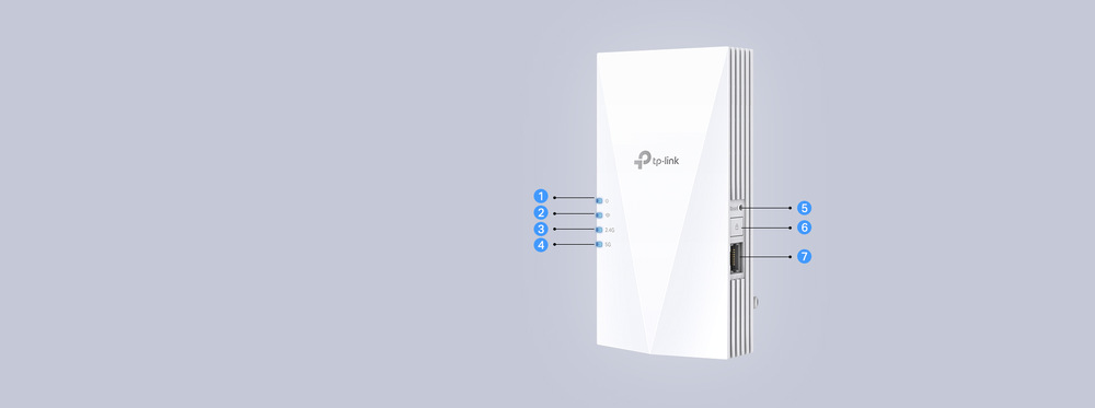 Wi-Fi extender TP-Link RE500X bílý Wi-Fi extender TP-Link RE500X bílý