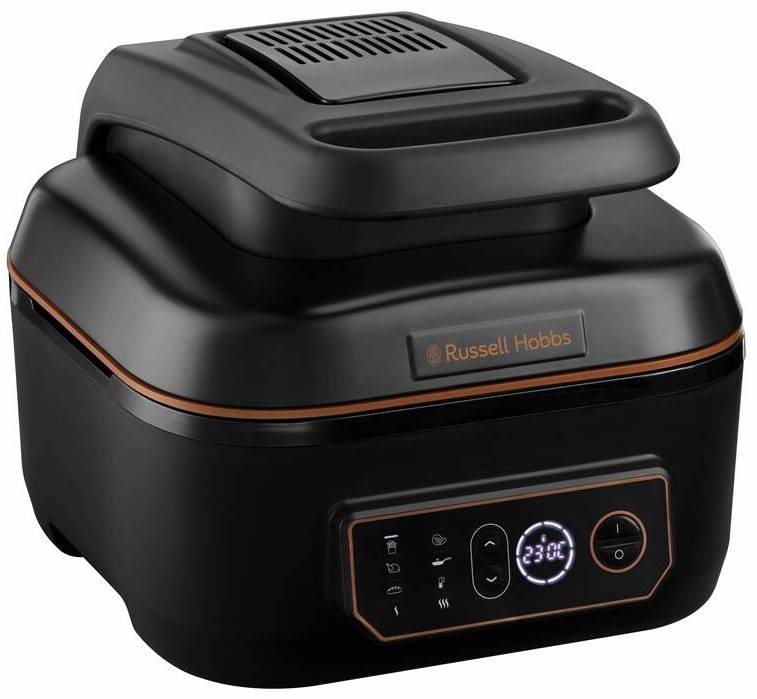 Multifunkční hrnec RUSSELL HOBBS 26520-56 SatisFry Air&Grill Multi, 5,5 l černý