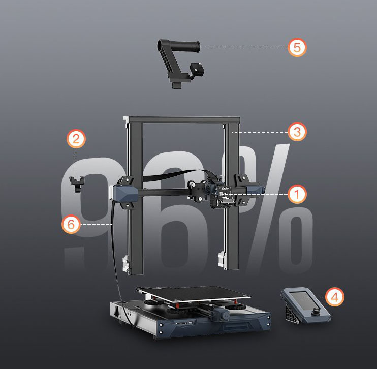 3D tiskárna Creality Ender 3 S1 Creality Ender 3 S1