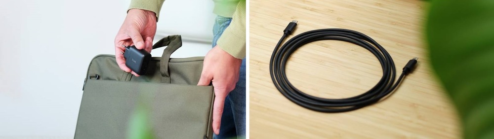 Nabíječka do sítě Trust Maxo 65 W USB-C s kabelem USB-C/USB-C, 2 m černý Trust Maxo