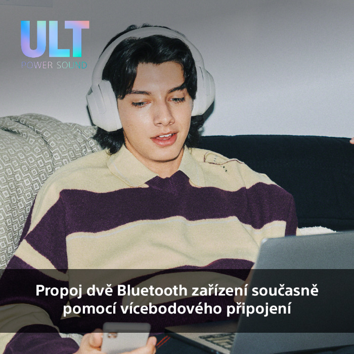 Sluchátka Sony ULT WEAR - Prodloužená záruka zdarma po registraci černá Sluchátka Sony ULT WEAR - černá
