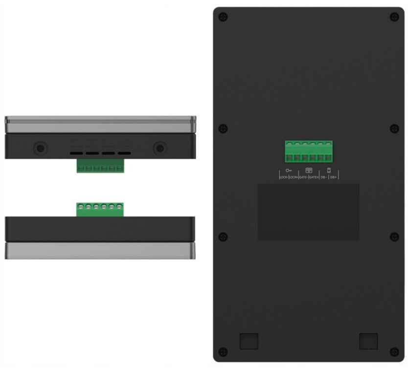 Dveřní videotelefon EZVIZ HP7 2-Entry Kit - černý