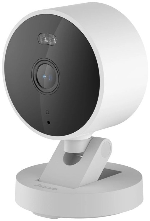 Vnitřní bezpečnostní kamera Aqara G100 Select s nastavitelným stojanem.