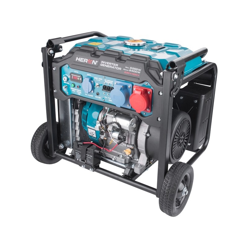 Elektrocentrála HERON 8896235 v černé barvě.