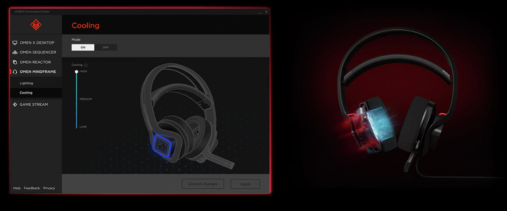 Headset HP OMEN Mindframe černý