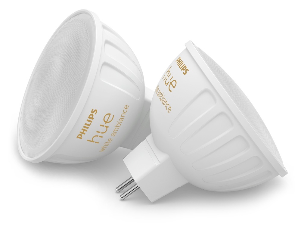 Chytrá žárovka Philips Hue 5,1 W, MR16, GU5,3, White Ambiance, 2 ks Chytrá žárovka Philips Hue 5,1 W, MR16, GU5,3, White Ambiance, 2 ks