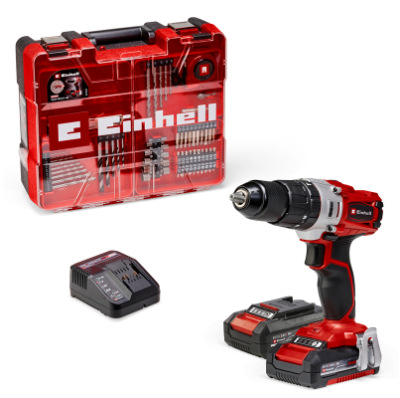 Aku vrtačka Einhell TE-CD 18/2 Li-i +64 (2x2,0Ah)