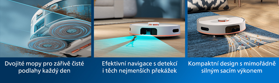 Robotický vysavač Philips 5000 Series XU5000/20 béžový