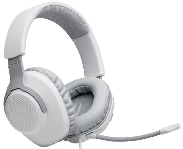 Headset JBL Quantum 100 bílý