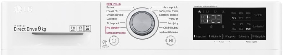 Pračka LG F49V3VW4W bílá Pračka LG F49V3VW4W bílá